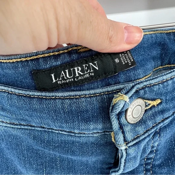 Ralph Lauren high rise skinny ankle size 16/33 EUC - Picture 5 of 6